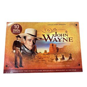 John Wayne Collectors Edition 10 DVD Box 2010 Set New Unsealed
